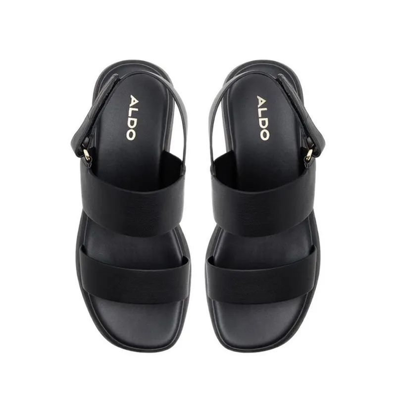 Thilda Wedge Sandals - Black
