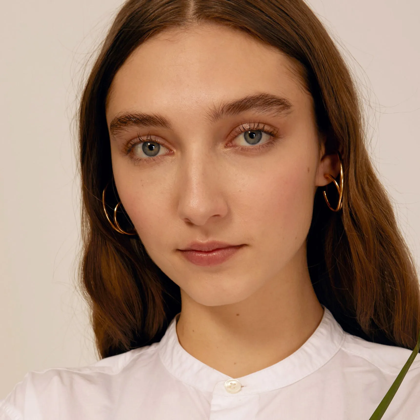 Thru Hoops in Gold
