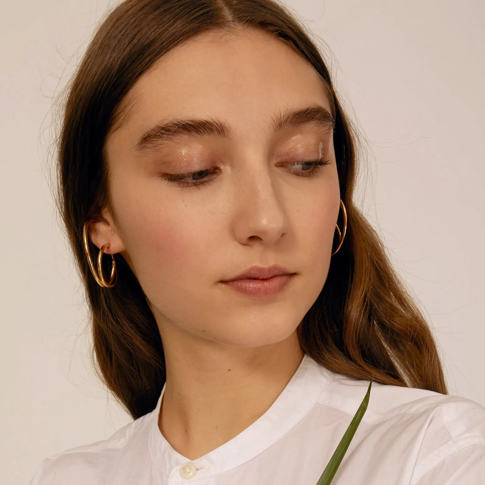 Thru Hoops in Gold