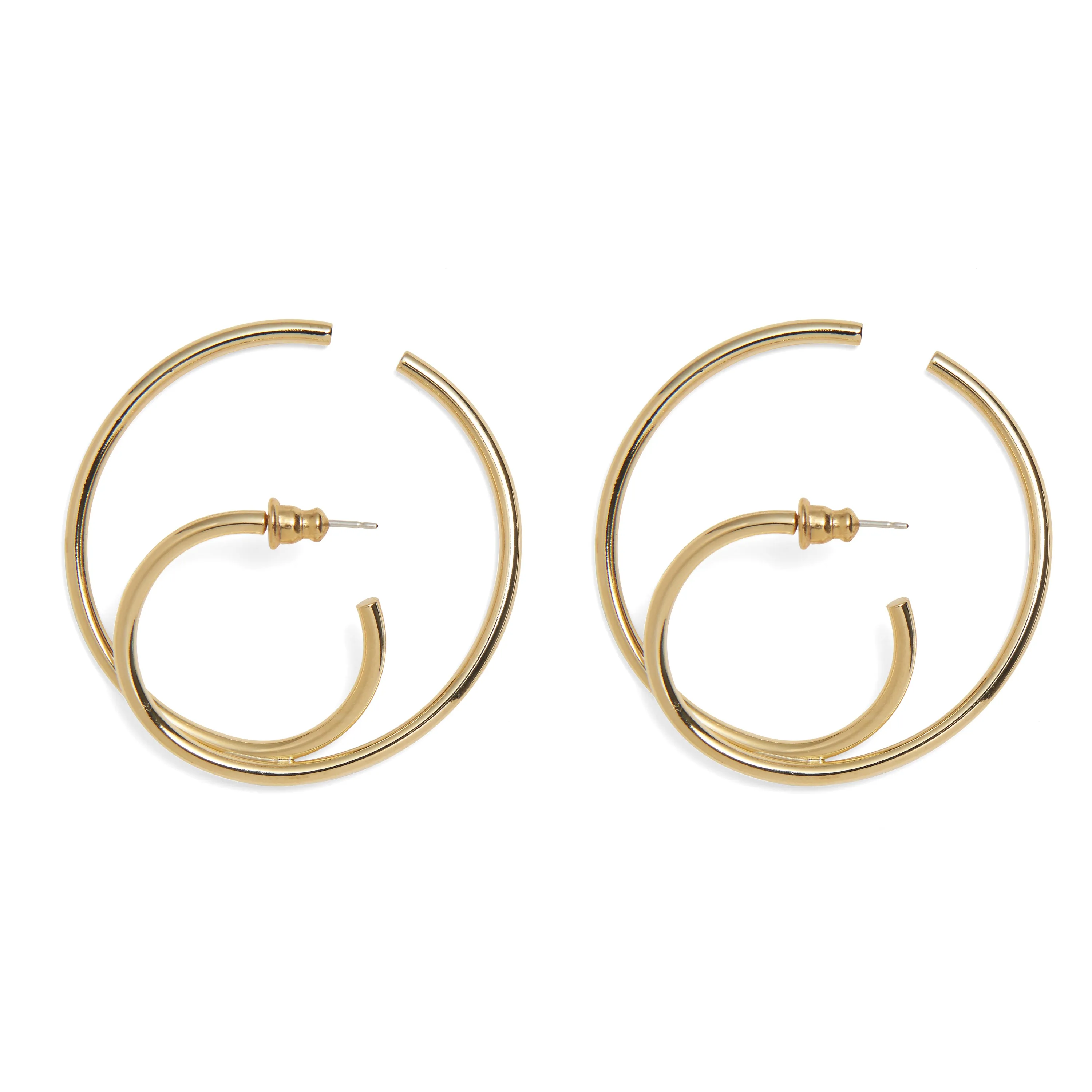 Thru Hoops in Gold