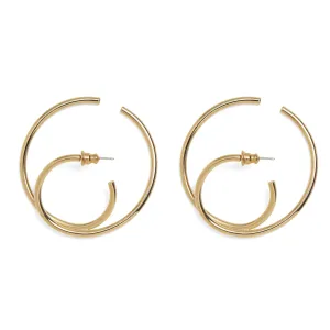 Thru Hoops in Gold