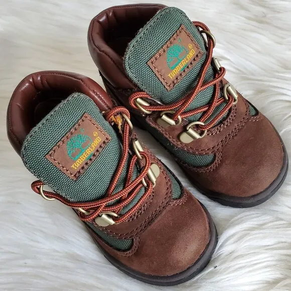 Timberland Brown Toddler Waterproof Cushioned Field Boot SZ 7