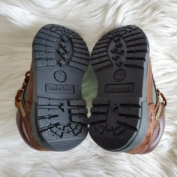 Timberland Brown Toddler Waterproof Cushioned Field Boot SZ 7