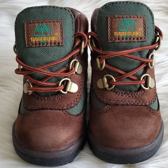 Timberland Brown Toddler Waterproof Cushioned Field Boot SZ 7