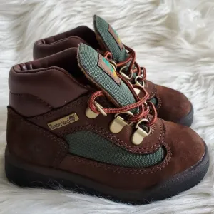 Timberland Brown Toddler Waterproof Cushioned Field Boot SZ 7