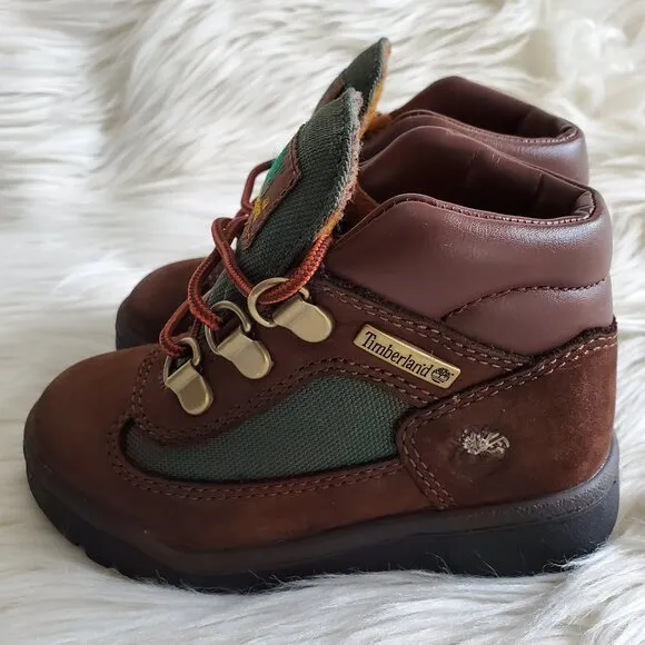 Timberland Brown Toddler Waterproof Cushioned Field Boot SZ 7