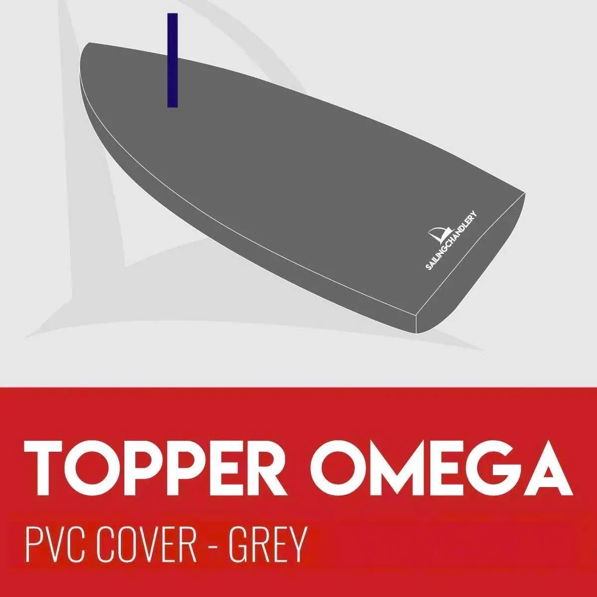 Topper Omega Mast Up Cover - PVC Grey