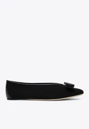 Vanna Vara Bow Mesh Ballet Flats