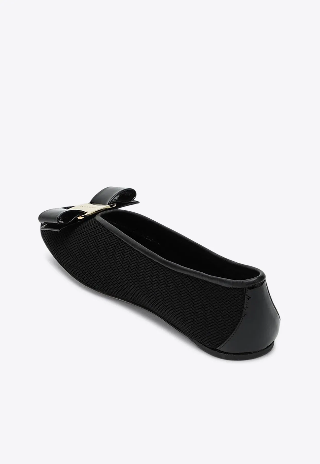 Vanna Vara Bow Mesh Ballet Flats