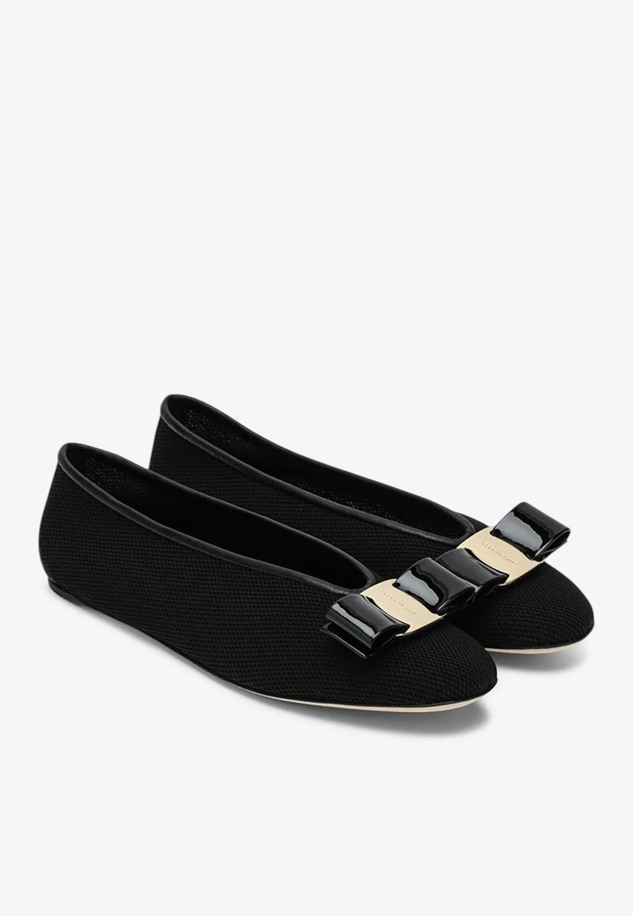 Vanna Vara Bow Mesh Ballet Flats