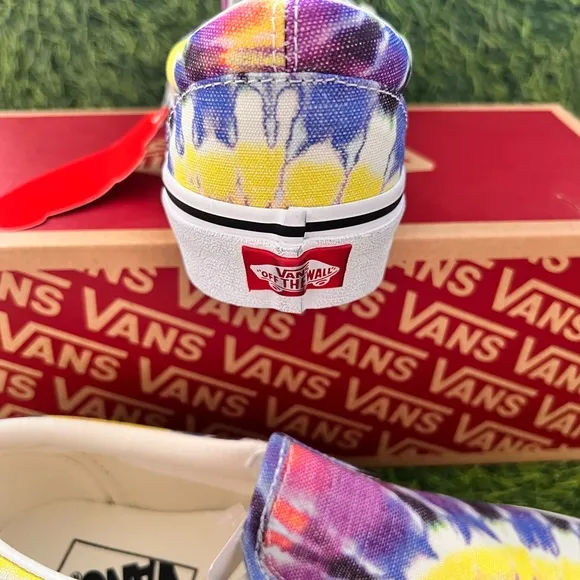 VANS WASHED CLASSIC SLIP ON TIE DYE
