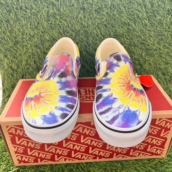 VANS WASHED CLASSIC SLIP ON TIE DYE