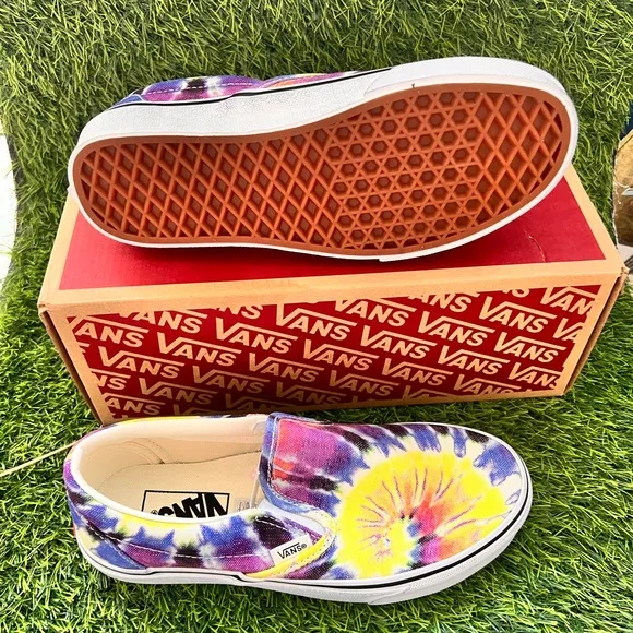 VANS WASHED CLASSIC SLIP ON TIE DYE