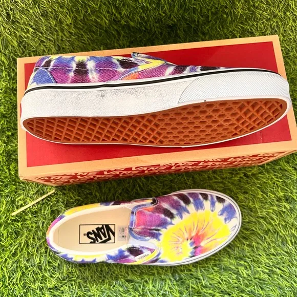 VANS WASHED CLASSIC SLIP ON TIE DYE