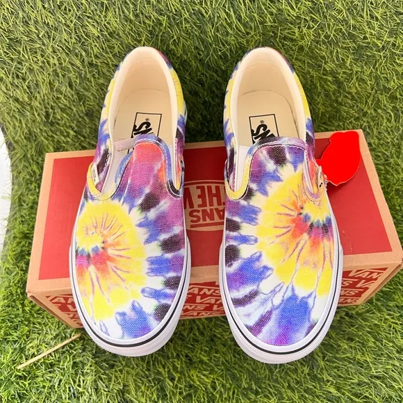 VANS WASHED CLASSIC SLIP ON TIE DYE