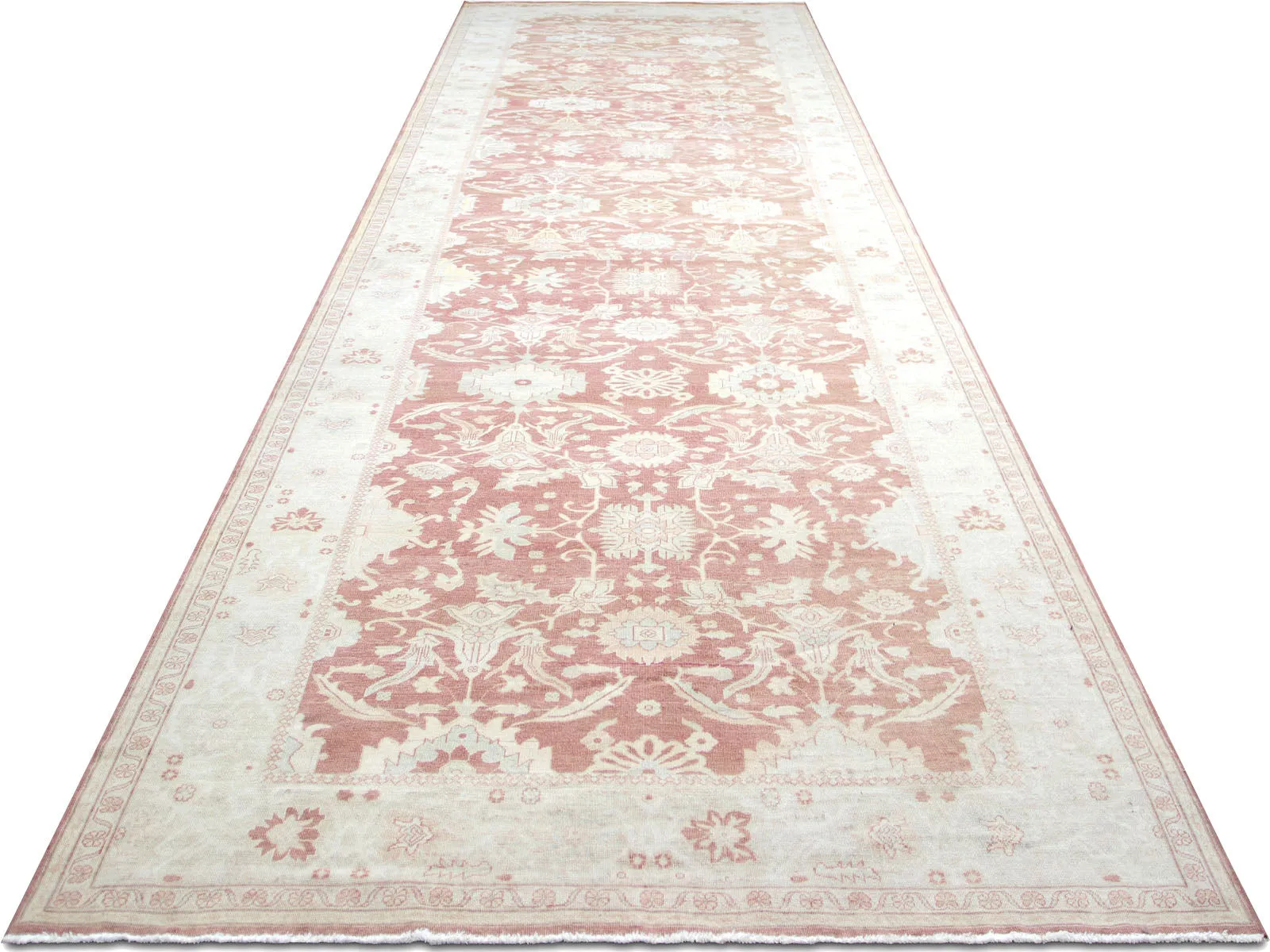 Vintage Egyptian Sultanabad Rug - 7'5" x 23'6"