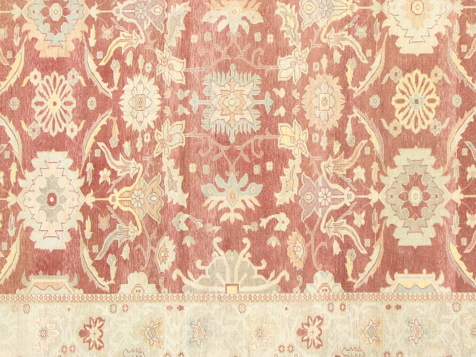 Vintage Egyptian Sultanabad Rug - 7'5" x 23'6"