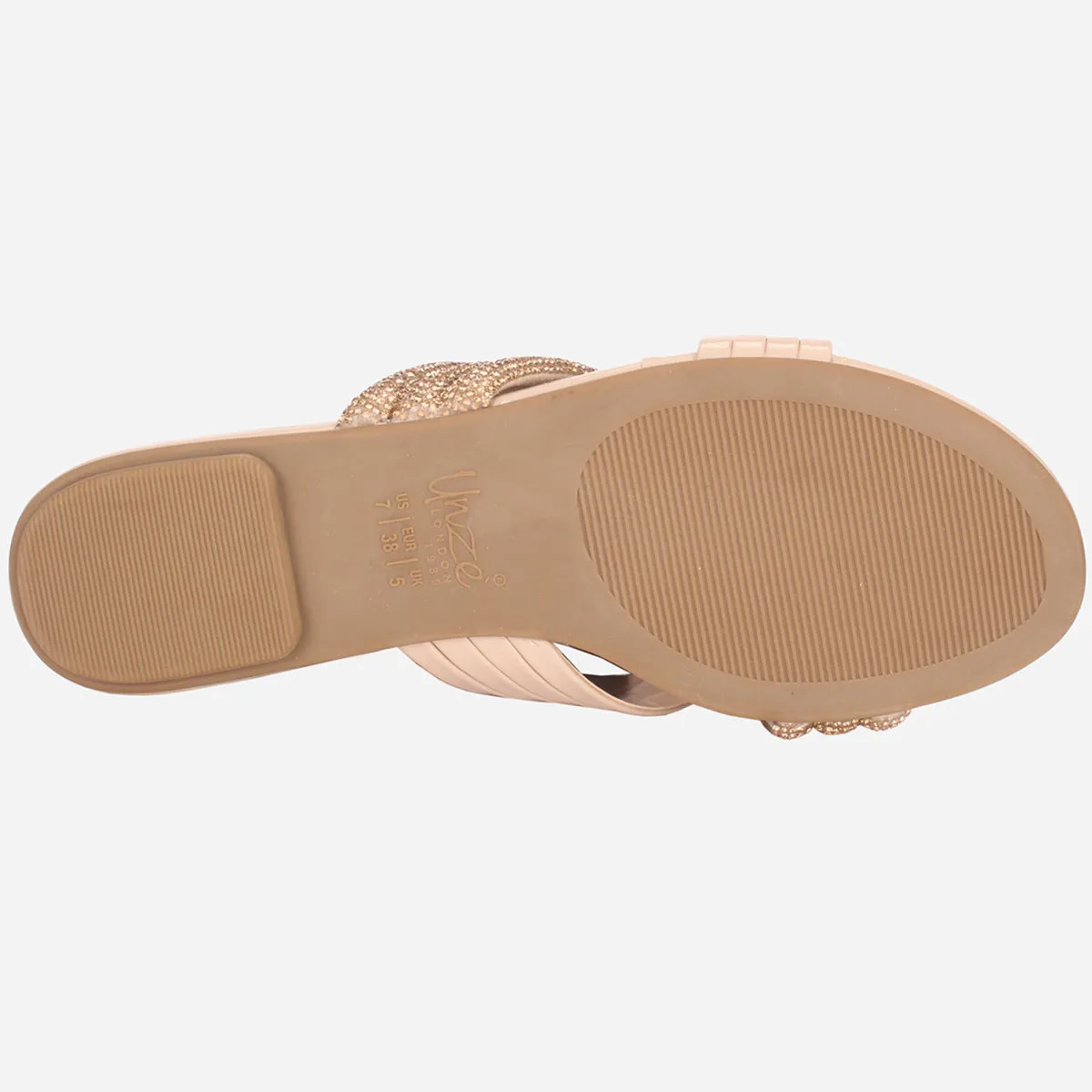 Women "DIANE" Decorated Flat Heel Slippers