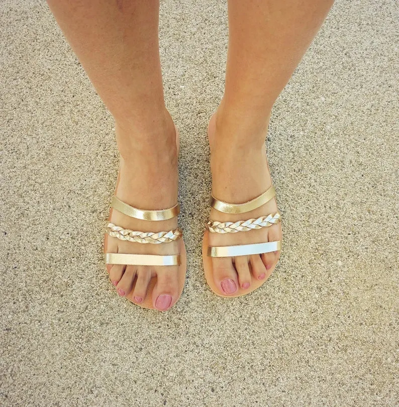 Women slip on sandals