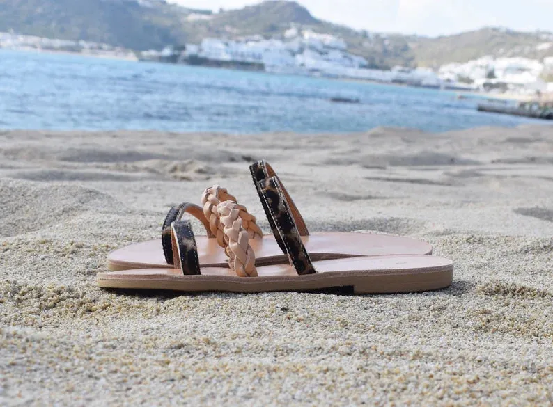 Women slip on sandals