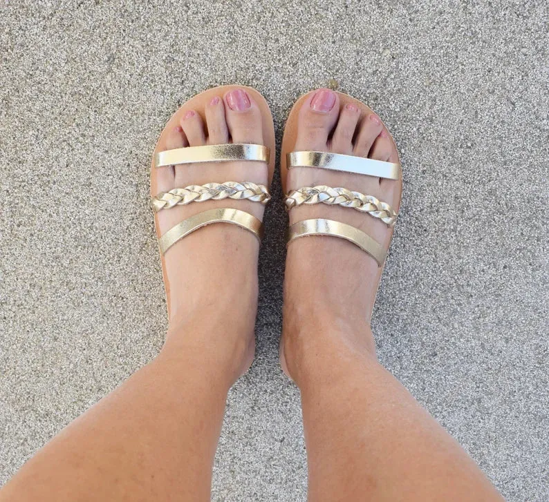 Women slip on sandals