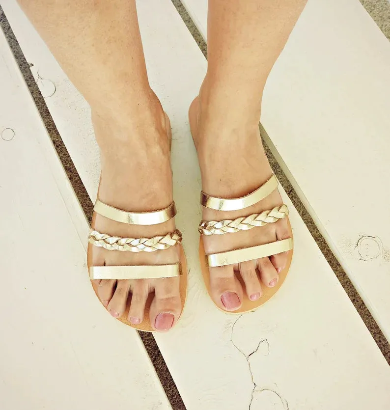 Women slip on sandals