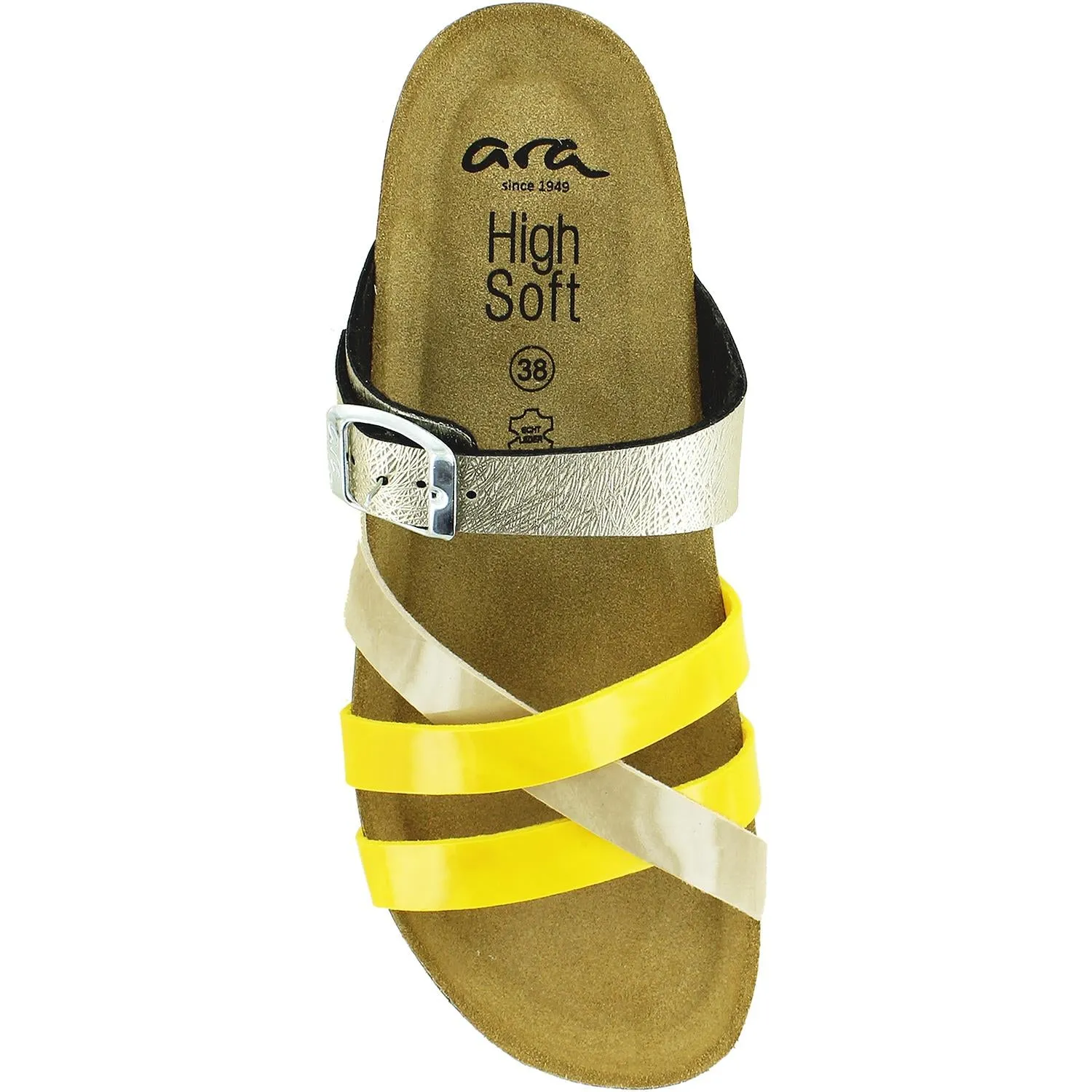 Women's Ara Shoes Beth Sun Camel/Platinum Synthetic