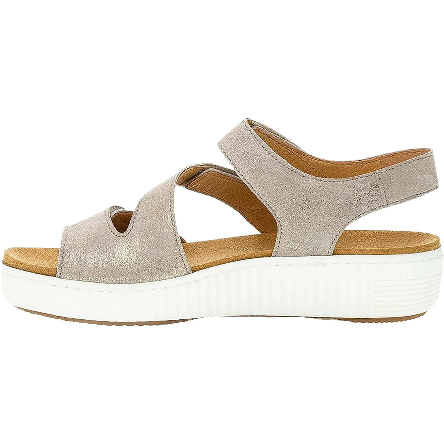 Women's Gabor 3.600.62 Beige Metallic Nubuck