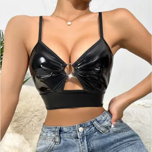 Women's PU Leather Strappy