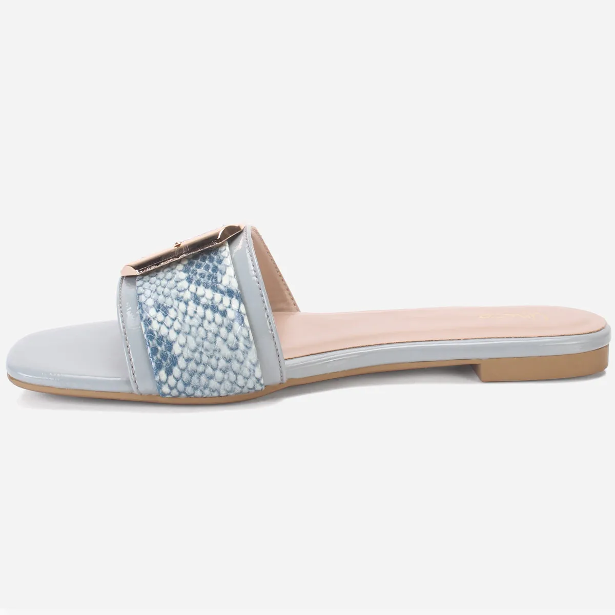 Womens "HUANA" Buckled Summer Slippers
