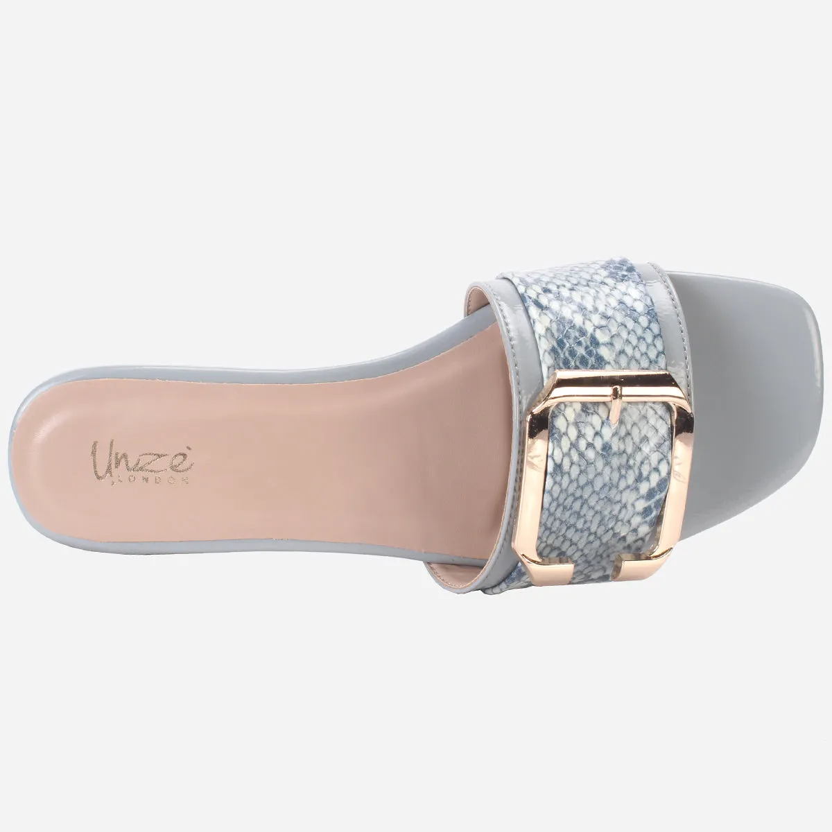 Womens "HUANA" Buckled Summer Slippers