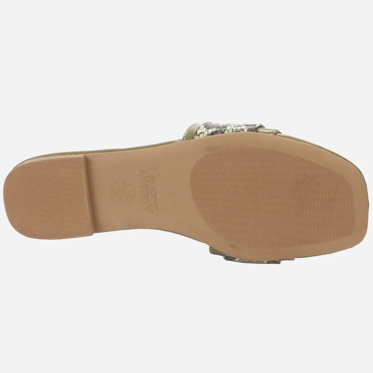 Womens "HUANA" Buckled Summer Slippers