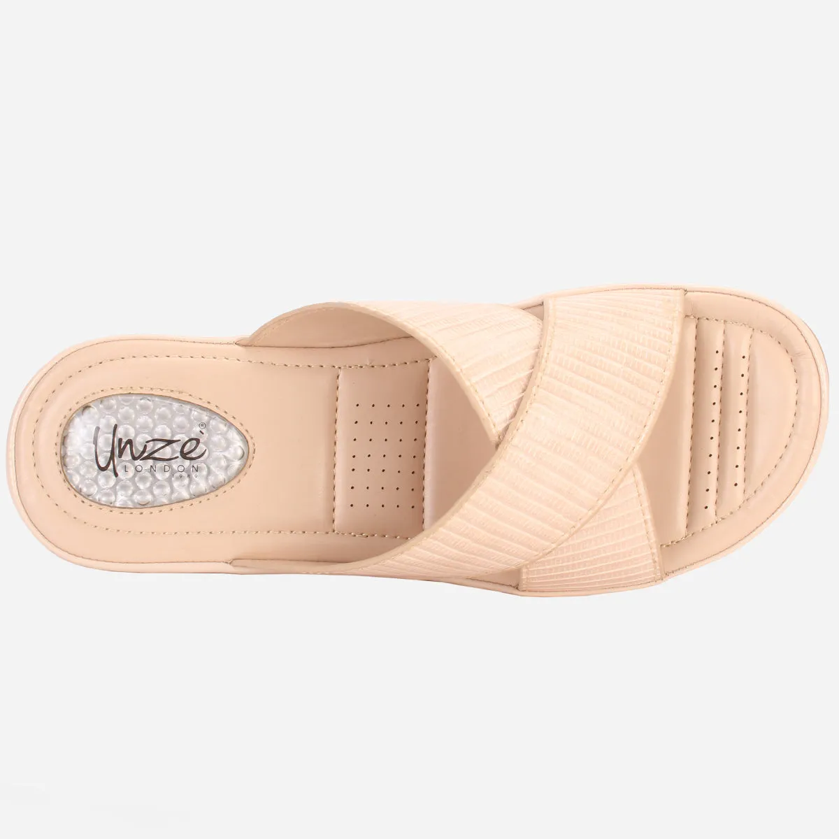 Womens "JOSEPHINE" Comfy Summer Wedge Slippers