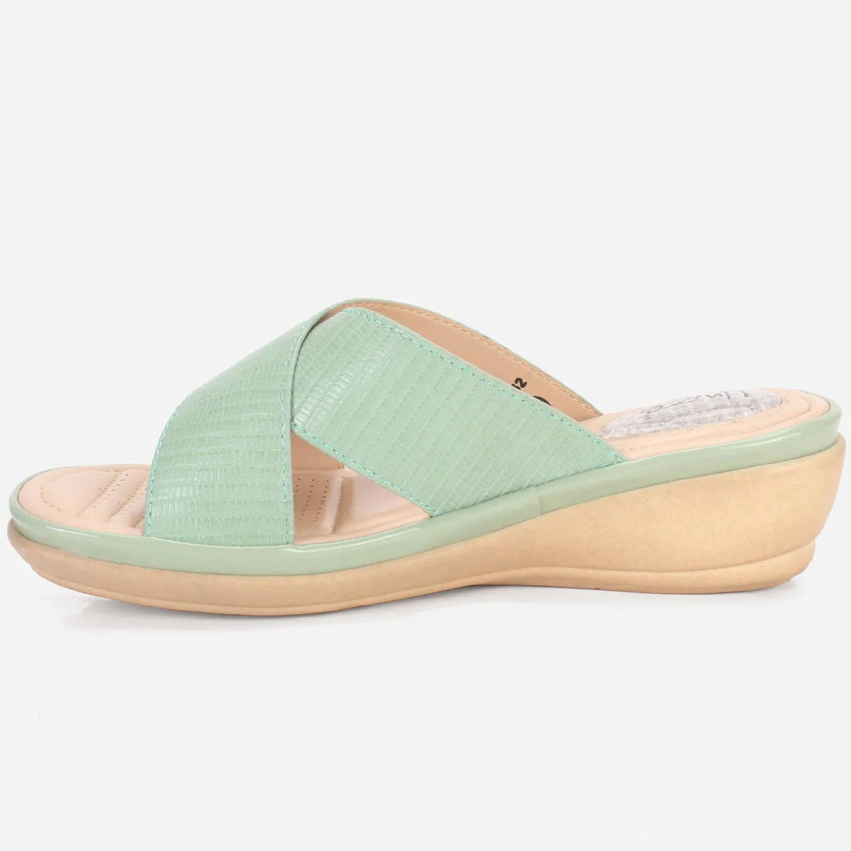 Womens "JOSEPHINE" Comfy Summer Wedge Slippers