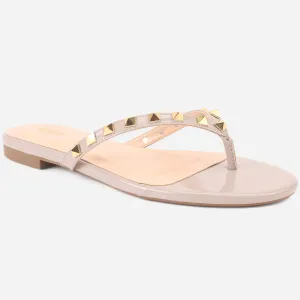 Womens "LEILI" Stud Detailing Summer Slippers
