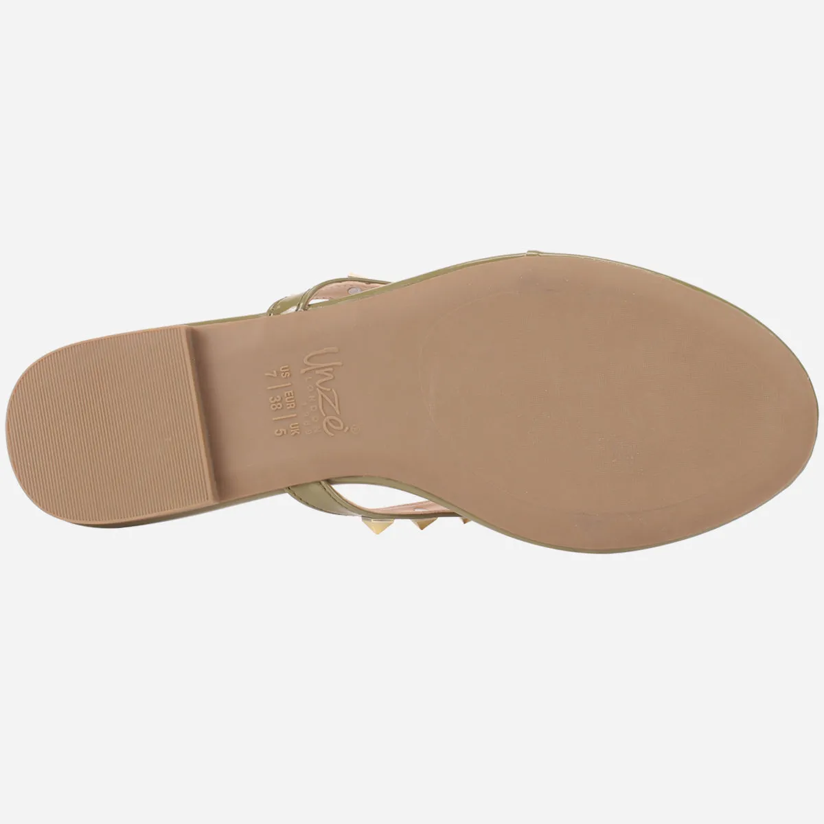 Womens "LEILI" Stud Detailing Summer Slippers