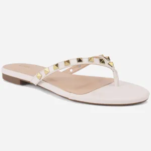 Womens "LEILI" Stud Detailing Summer Slippers