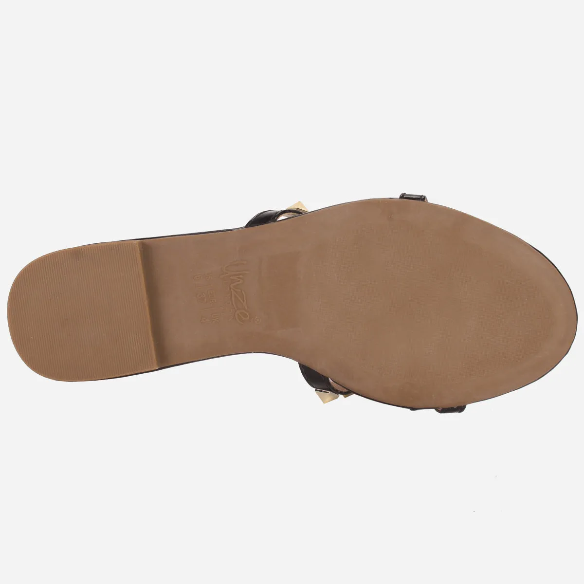 Womens "SKYLER" Stud Adorned Thong Summer Slippers