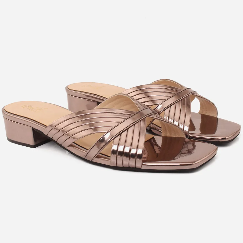Womens "ZEEQ" Stripy Everyday Slip-ons Shoes