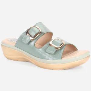Womens "ZITOPA" Comfy Everyday Casual Wedge Slippers