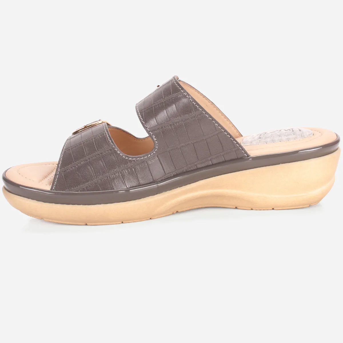 Womens "ZITOPA" Comfy Everyday Casual Wedge Slippers
