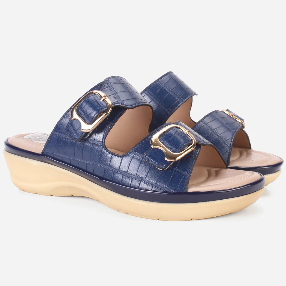 Womens "ZITOPA" Comfy Everyday Casual Wedge Slippers
