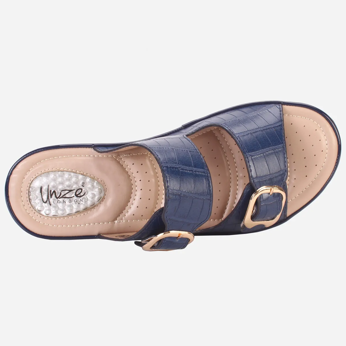 Womens "ZITOPA" Comfy Everyday Casual Wedge Slippers