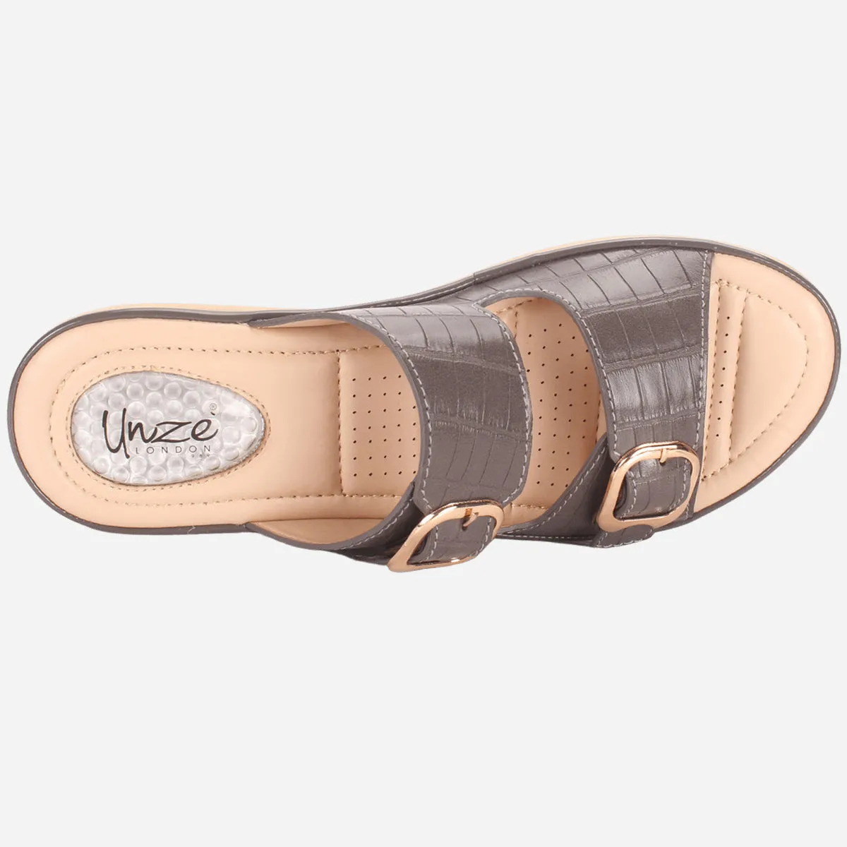 Womens "ZITOPA" Comfy Everyday Casual Wedge Slippers