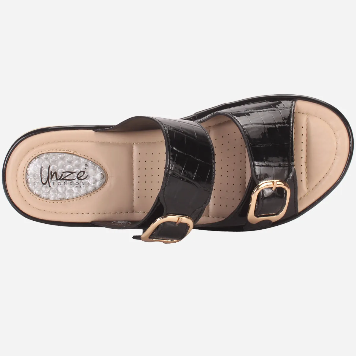 Womens "ZITOPA" Comfy Everyday Casual Wedge Slippers