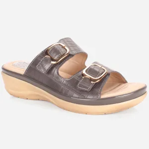 Womens "ZITOPA" Comfy Everyday Casual Wedge Slippers