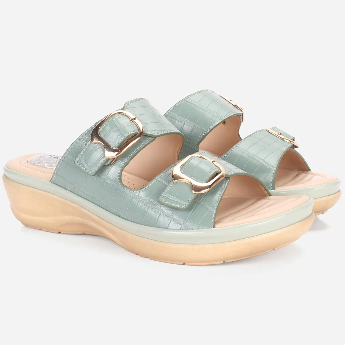 Womens "ZITOPA" Comfy Everyday Casual Wedge Slippers