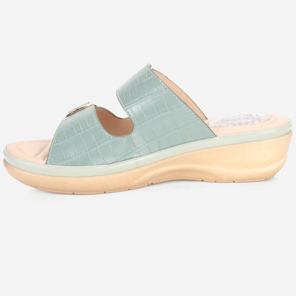 Womens "ZITOPA" Comfy Everyday Casual Wedge Slippers