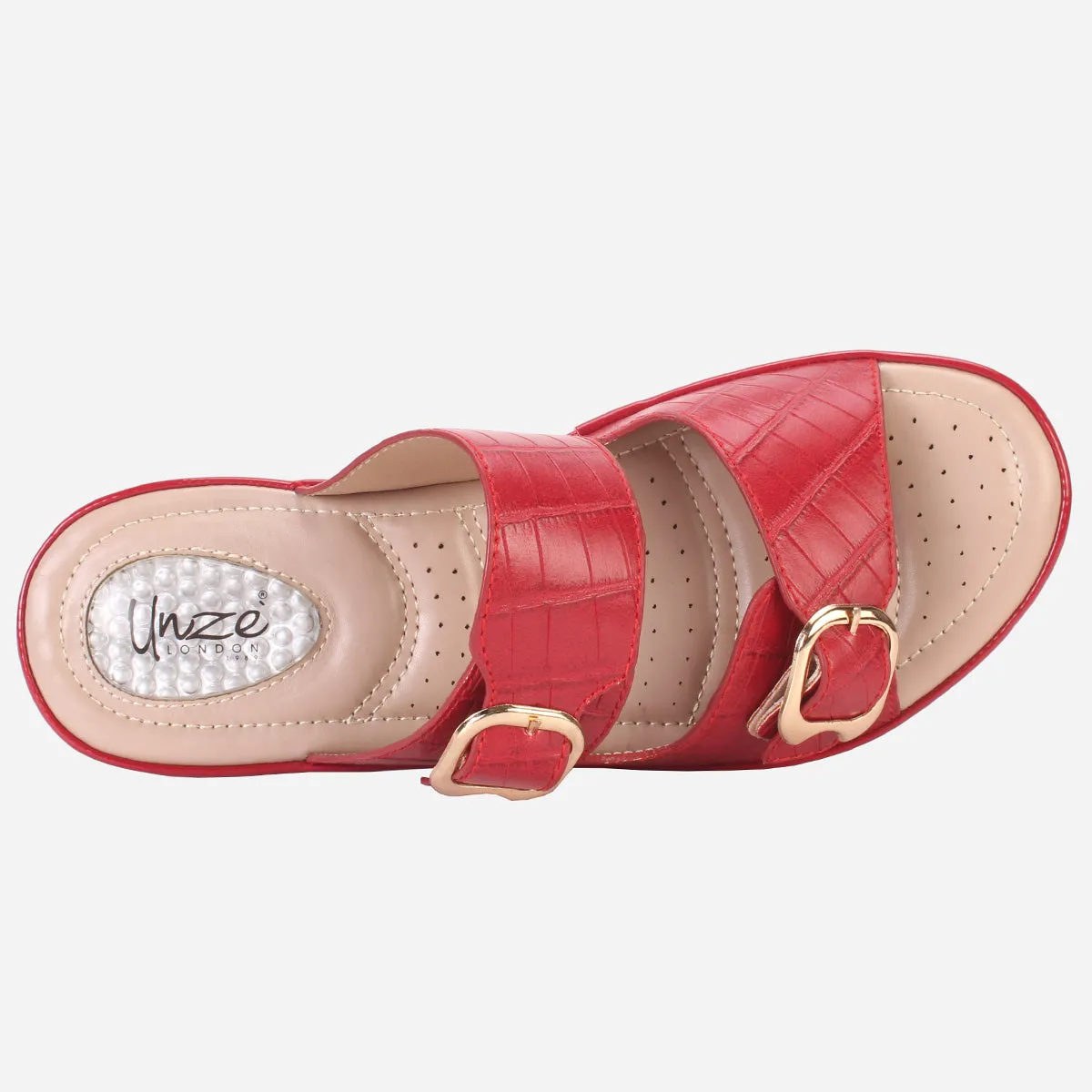 Womens "ZITOPA" Comfy Everyday Casual Wedge Slippers