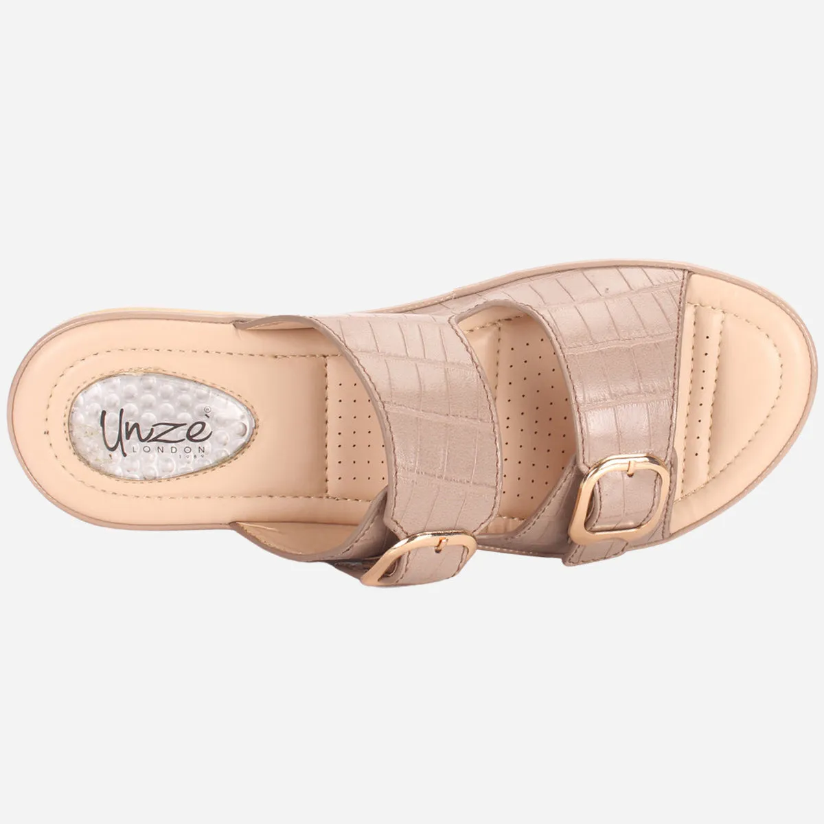 Womens "ZITOPA" Comfy Everyday Casual Wedge Slippers